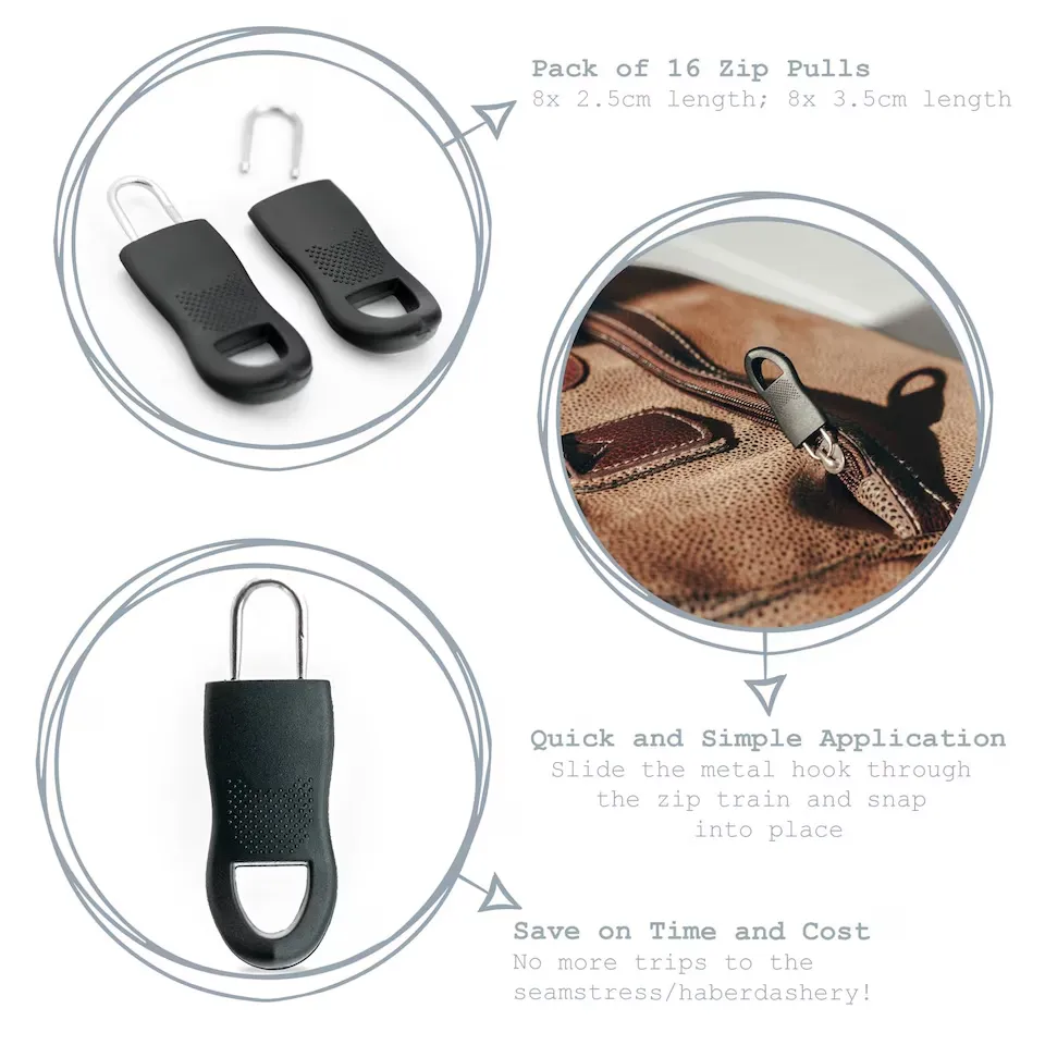 Harbour Housewares Universal Zip Repair Kit